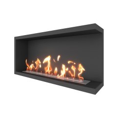 Биокамин угловой SteelHeat Leader 1100 правый