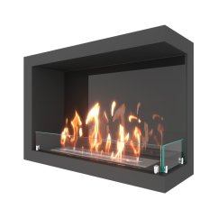 Биокамин угловой SteelHeat ONE 800 правый