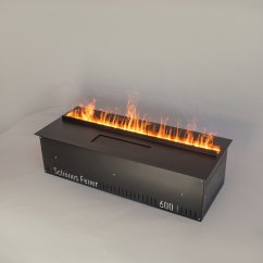 Электрический паровой очаг Schones Feuer 3D FireLine 600 PRO черный