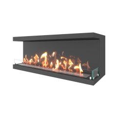 Биокамин фронтальный SteelHeat LONG 1400