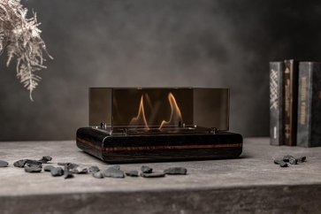 Настольный Биокамин Catterheim LIMITED Blackstrobe Walnut