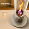 Настольный биокамин Свеча, серый фото 4