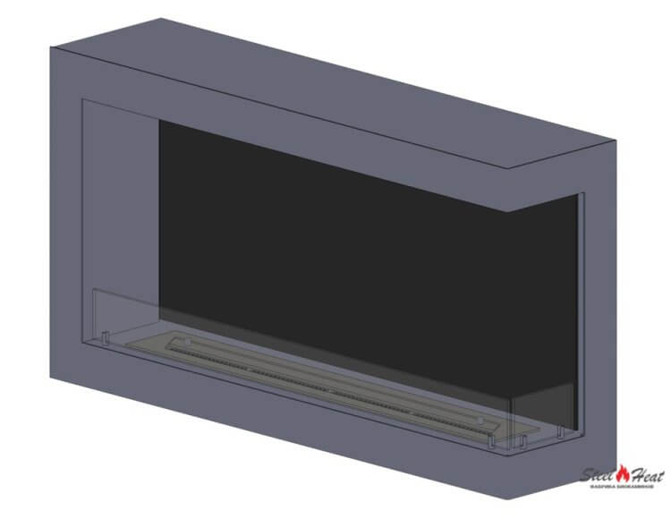 6577С Биокамин угловой на заказ