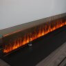 Декоративное стекло для 3D FireLine 1200 черное фото 2