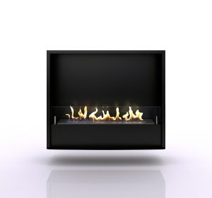Биокамин в портале Firezo Pierre luxe Шампань слоновая кость с патиной, стандарт