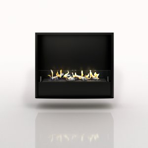 Биокамин в портале Firezo Pierre luxe Шампань слоновая кость с патиной, стандарт