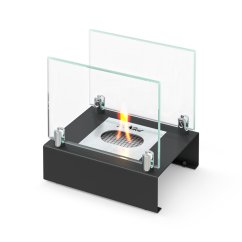Настольный биокамин SteelHeat ALBA черный
