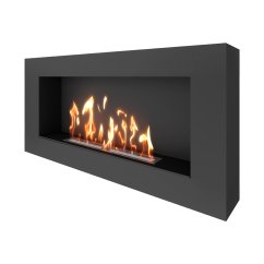 Биокамин SteelHeat WALL GRAND 1200 LITE черный