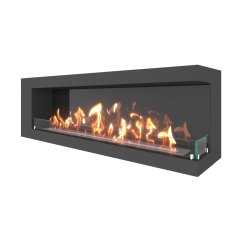 Биокамин угловой SteelHeat GRAND 1500 правый