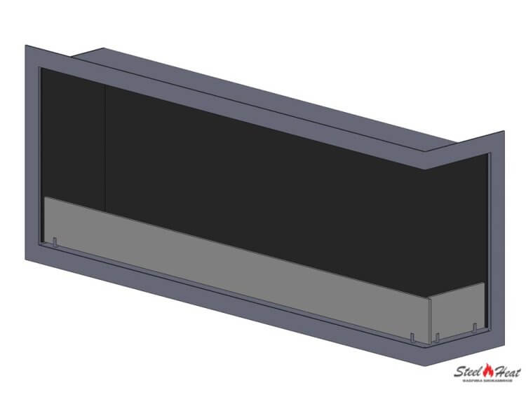 8401А Биокамин угловой правый на заказ