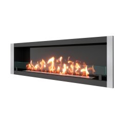 Биокамин встраиваемый SteelHeat ONE-V 1700