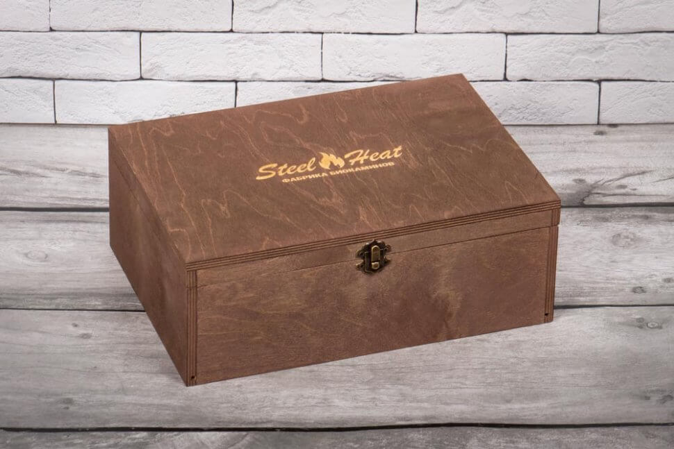 Подарочный набор SteelHeat PREMIUM BOX GLORIA красный + деревянная коробка + стартовый комплект
