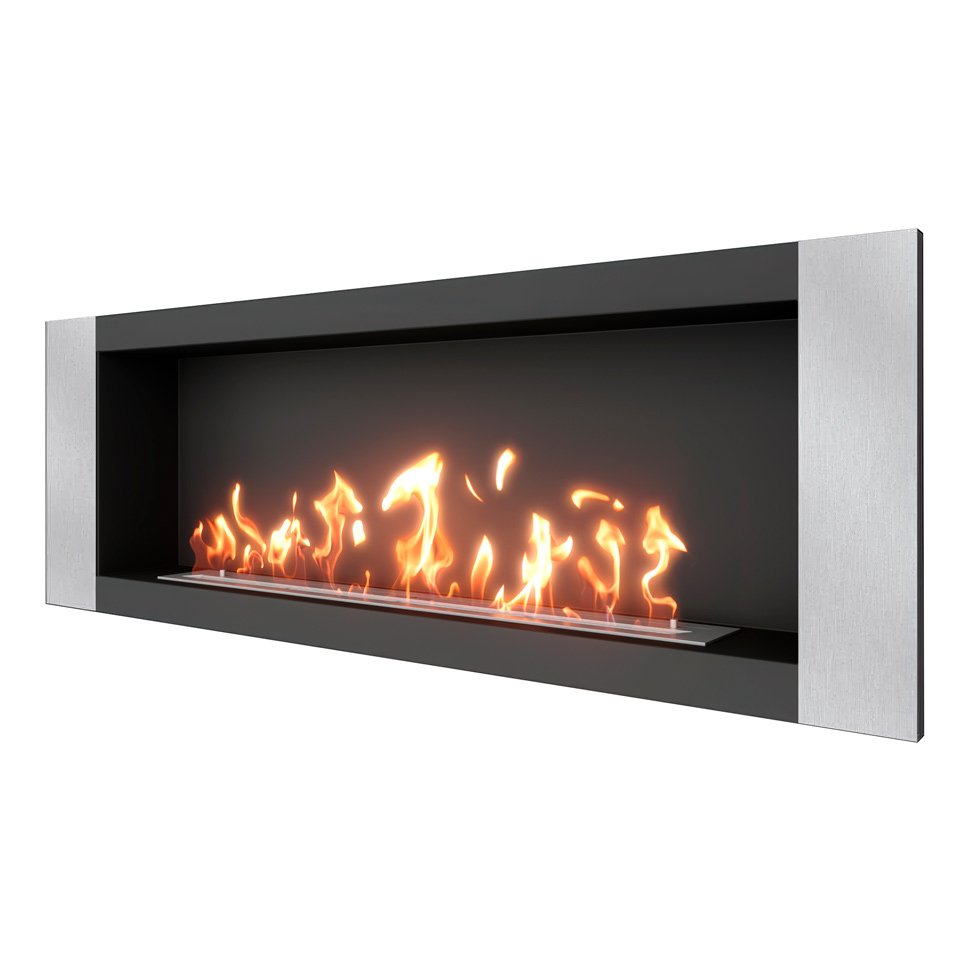 Биокамин встраиваемый SteelHeat LONG-V 1500 Биокамин встраиваемый SteelHeat LONG-V 1500